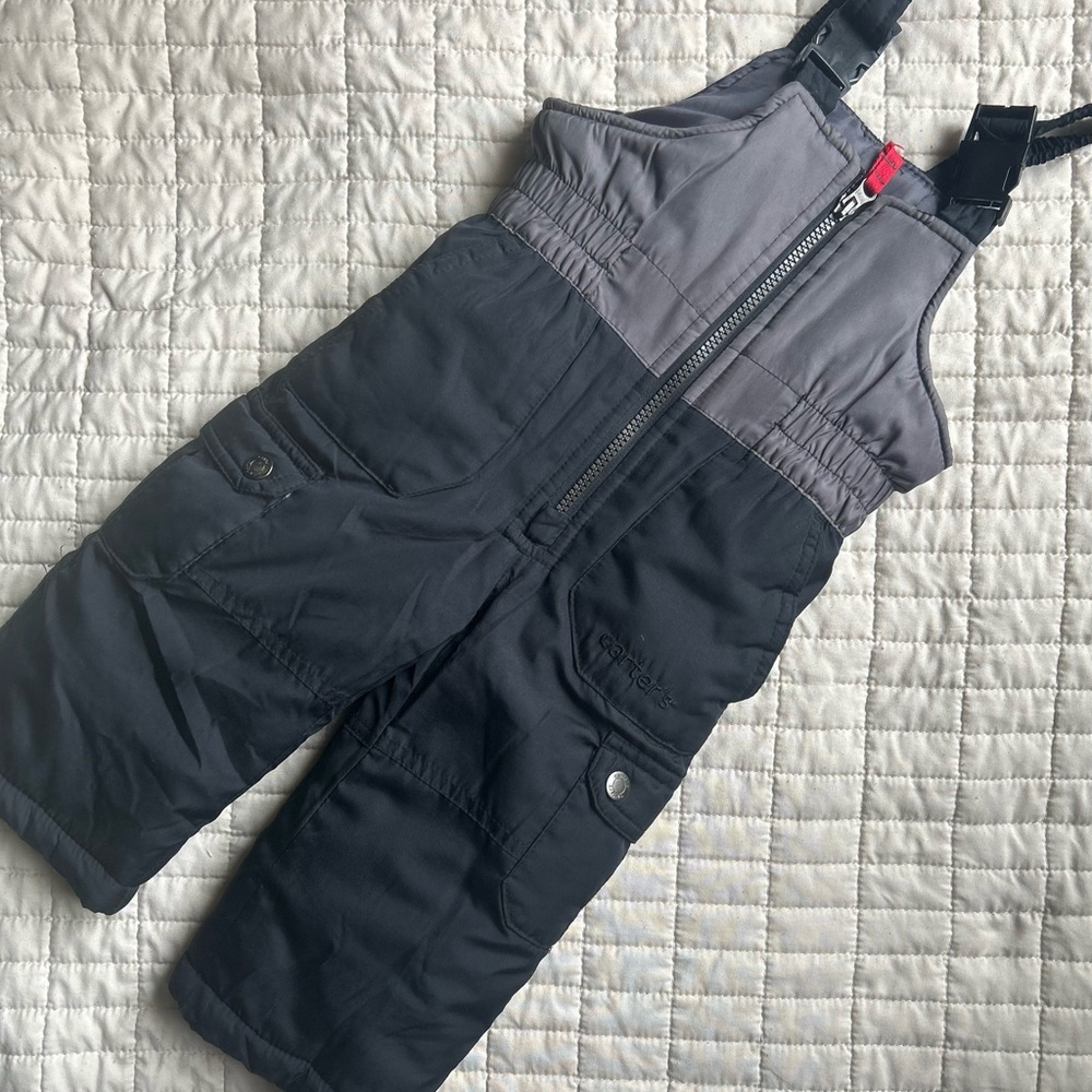 Carter's Black and Gray Overalls